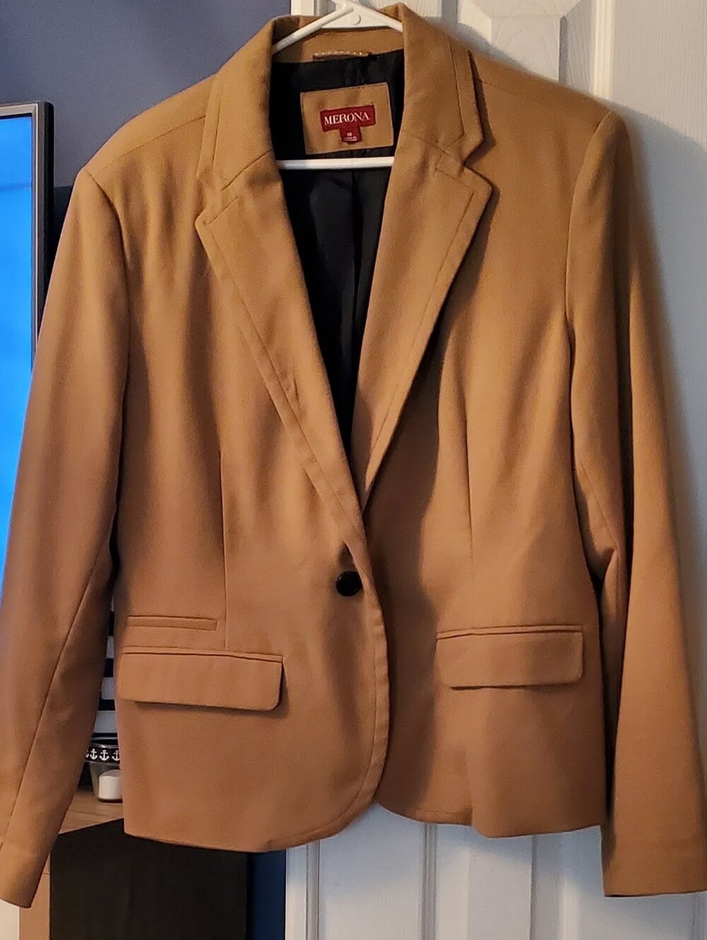 Merona Camel Single-Button Women’s Blazer